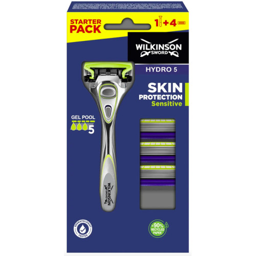 Бритва Wilkinson Sword Hydro 5 Clampack + 4 змінних картриджі